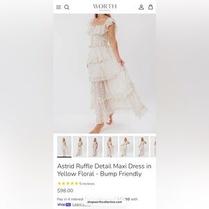 Worth Collective Meg Floral Maxi Dress